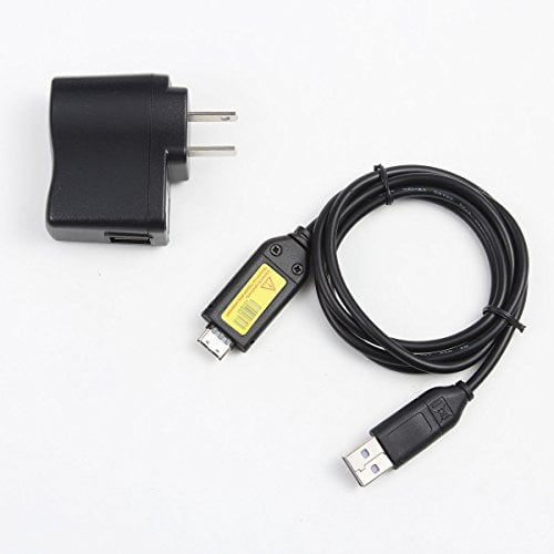 1 A USB Adaptador de corriente AC/DC Cable Cargador Para Samsung ES57 TL320 PL57 PL10 Cámara